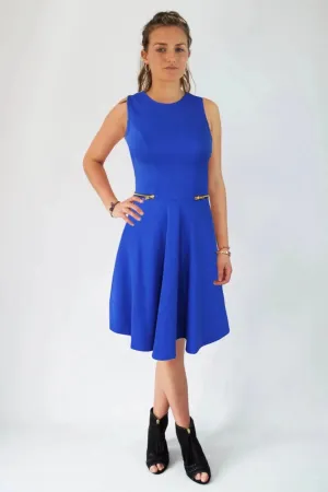 Skater Dress with Feature Zips