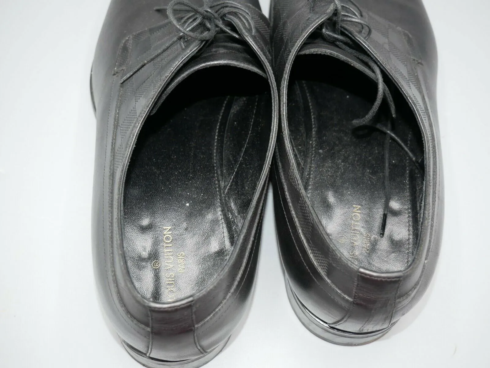 Used Authentic Louis Vuitton Haussmann Derby US Size 12 Eur Size 46
