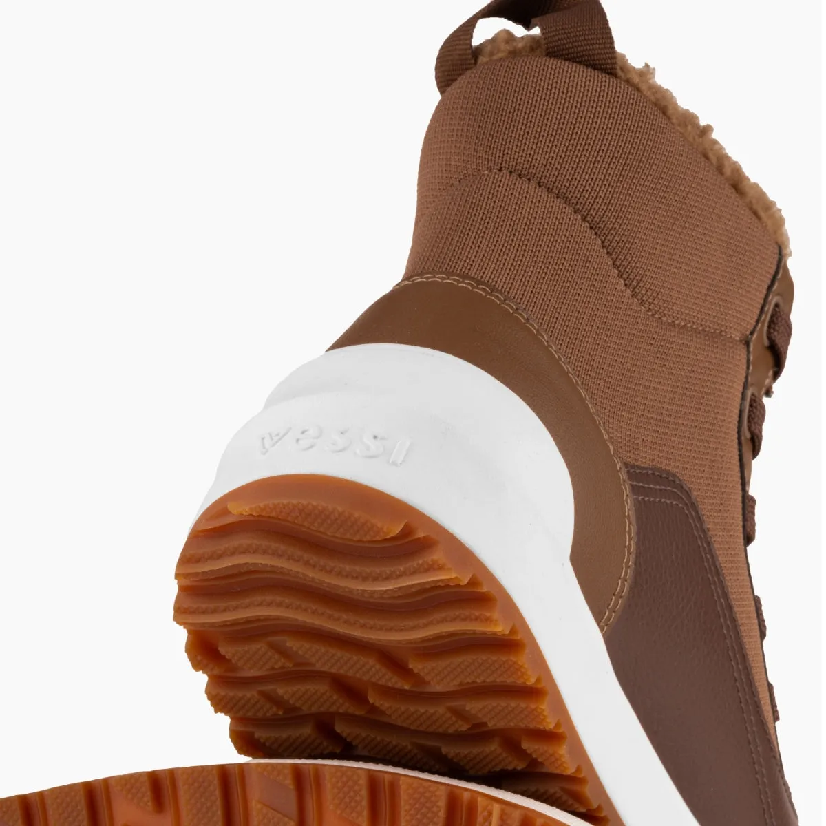 Vessi Women's Alta High Top in Dark Teak
