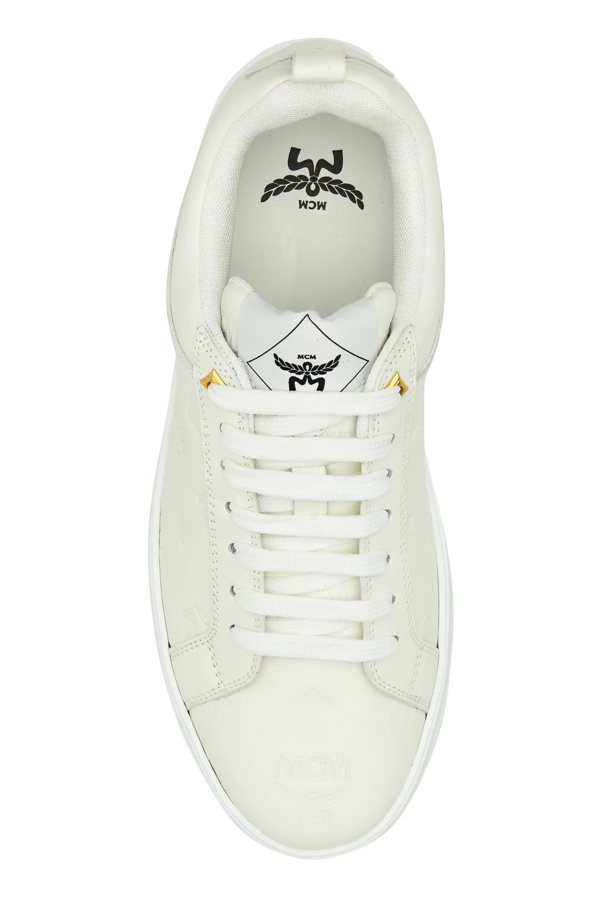 White leather New Terrain sneakers